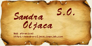 Sandra Oljača vizit kartica